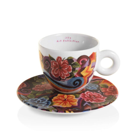 Set De 2 Tazas Para Cappuccino Biennale Illy Art Collection