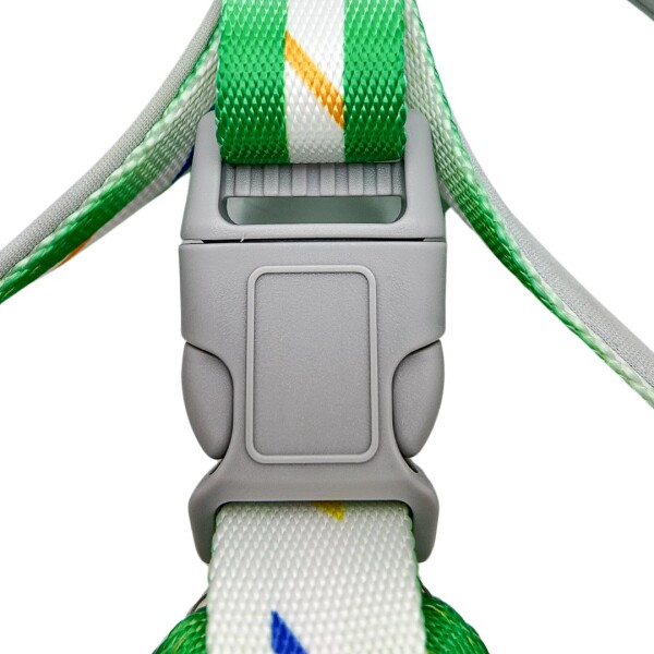 Arnes Correa Pretal Perro Mascota Ajustable Grande Variante Color Verde