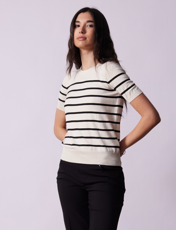Buzo Lineas BEIGE/MULTI