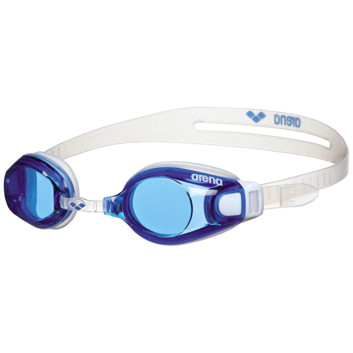 Lentes De Natación Para Adultos Arena Zoom X-Fit Goggles - Transparente y Azulado 
