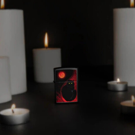 Encendedor Zippo Black Cat - 48453 Encendedor Zippo Black Cat - 48453