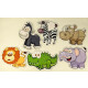 6 puzzles formas de la jungla 6 puzzles formas de la jungla