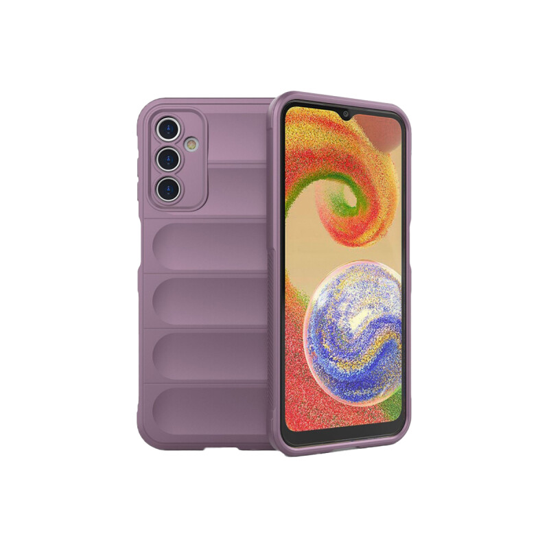 Protector Samsung Galaxy A14 4G/5G engomado con textura color púrpura Protector Samsung Galaxy A14 4g/5g Engomado Con Textura Color Púrpura