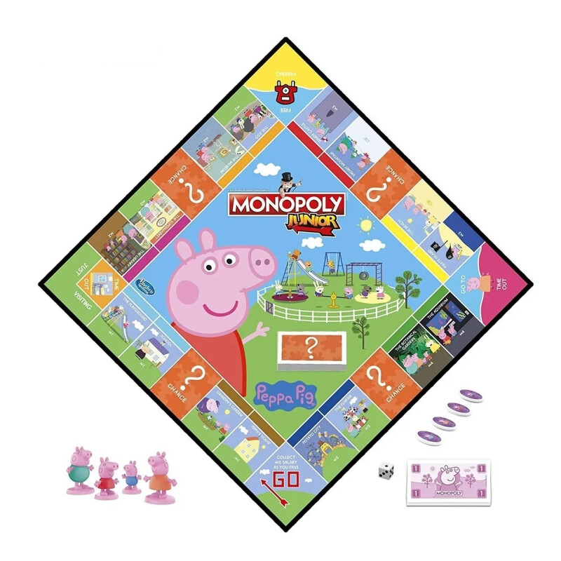Juego De Mesa Monopoly Junior Peppa Pig Hasbro Juego De Mesa Monopoly Junior Peppa Pig Hasbro