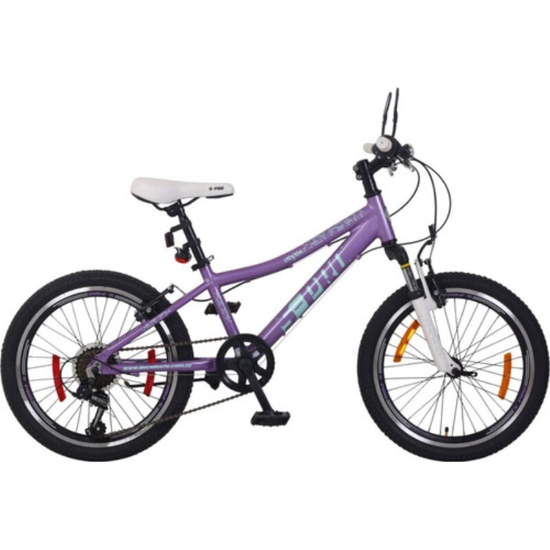 Bicicleta S-pro Mtb Aspen R.20 Niña Aluminio C/suspencion Violeta