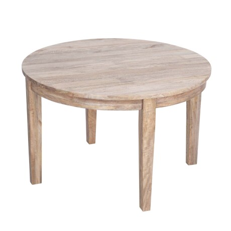 MESA DE COMEDOR MADERA NATURAL-BEIGE MANGO