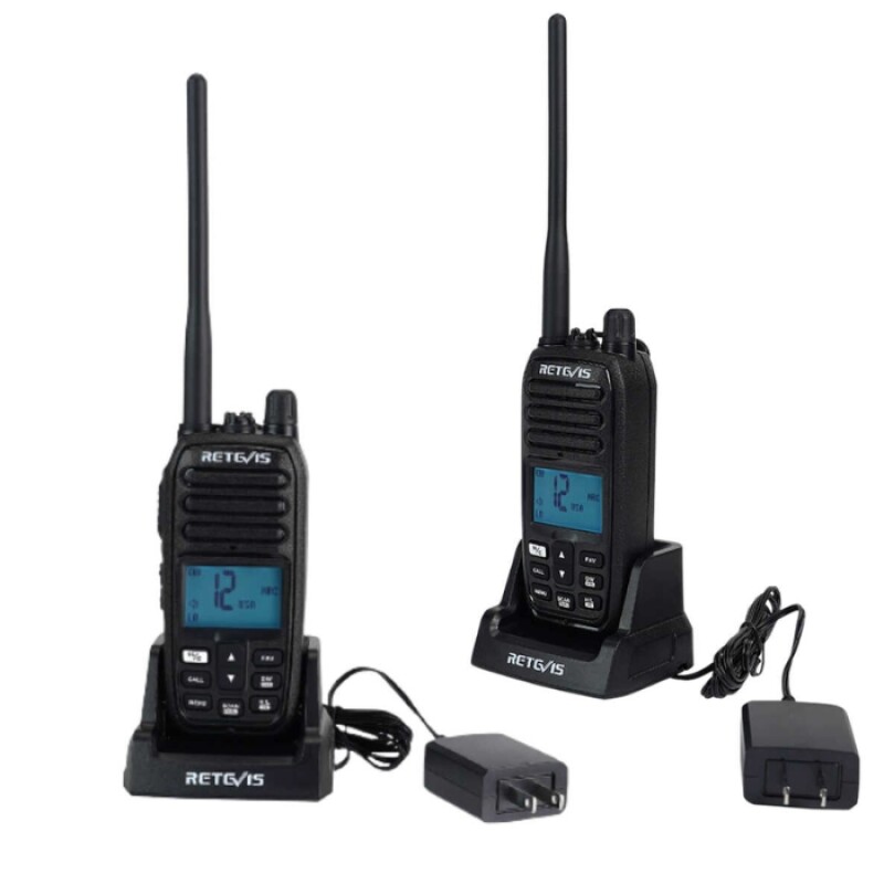 Radio Marino VHF Retevis RM21 5W Flotante IP67 NOAA Profesional Radio Marino VHF Retevis RM21 5W Flotante IP67 NOAA Profesional