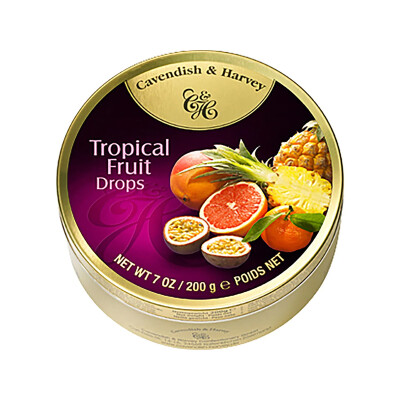 Caramelos tropical drops Cavendish 200g Caramelos Cavendish Trop 200 G
