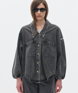 Camisa Cisne Denim Soft Stone