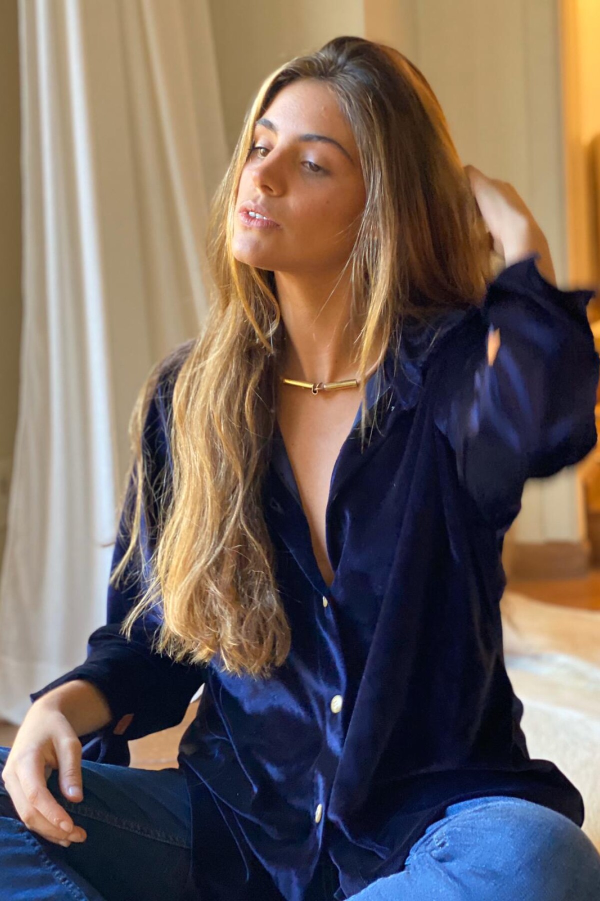 Velvet Shirt Azul