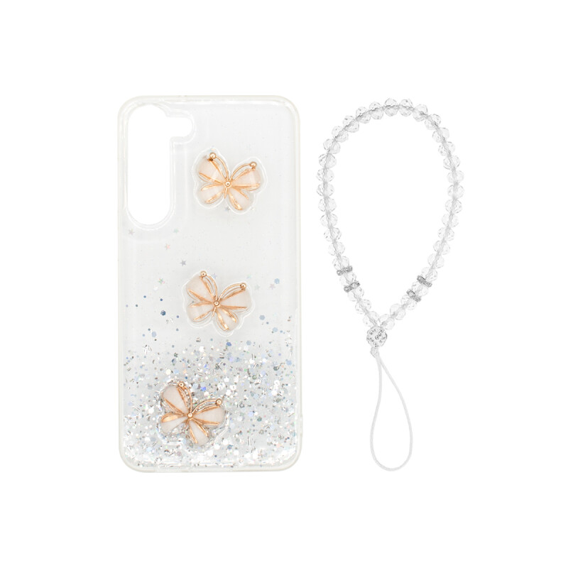 Protector para Samsung Galaxy A35 mariposa 3D transparente Protector Para Samsung Galaxy A35 Mariposa 3d Transparente