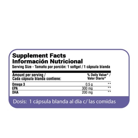 ¡OFERTA POR VENCIMIENTO! Super Omega 3 Fish Oil 1000mg X 100caps Qualivits ¡OFERTA POR VENCIMIENTO! Super Omega 3 Fish Oil 1000mg X 100caps Qualivits