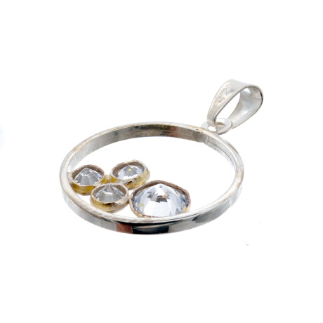 Dije de Plata 925, double y circonias Dije de Plata 925, double y circonias