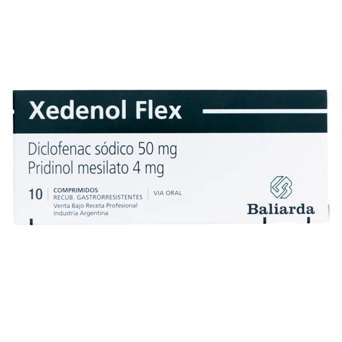 Xedenol Flex 10 Comprimidos 