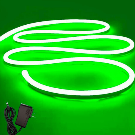 KIT COMPLETO CINTA TIRA LED NEON FLEXIBLE 5 METROS VERDE KIT COMPLETO CINTA TIRA LED NEON FLEXIBLE 5 METROS VERDE