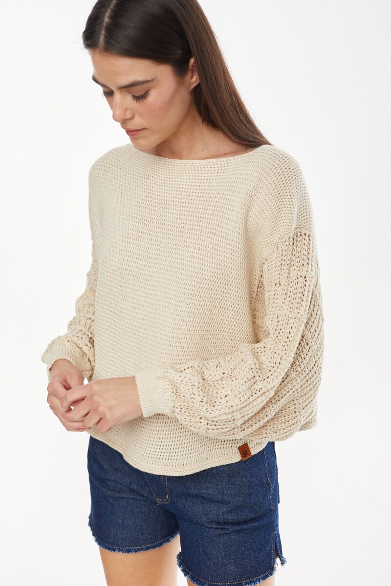 Sweater Agora Crudo