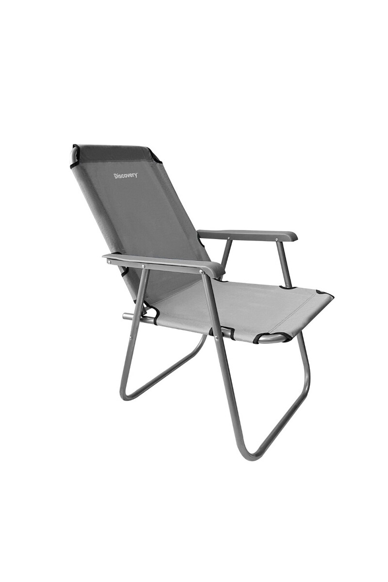 Silla Plegable de Camping Discovery Gris
