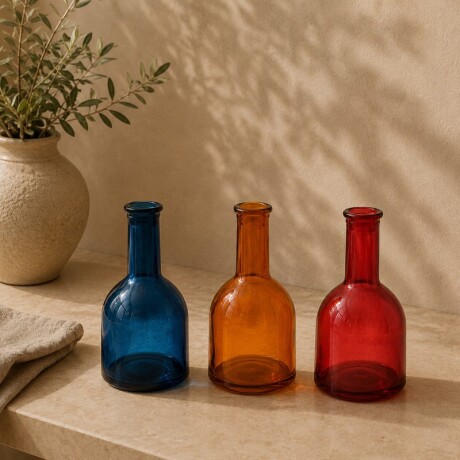 Frasco De Vidrio Decorativo U