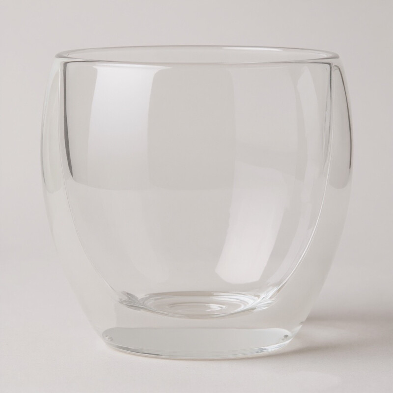 Taza Pocillo Doble pared Borosilicato 80 ml Sin Color