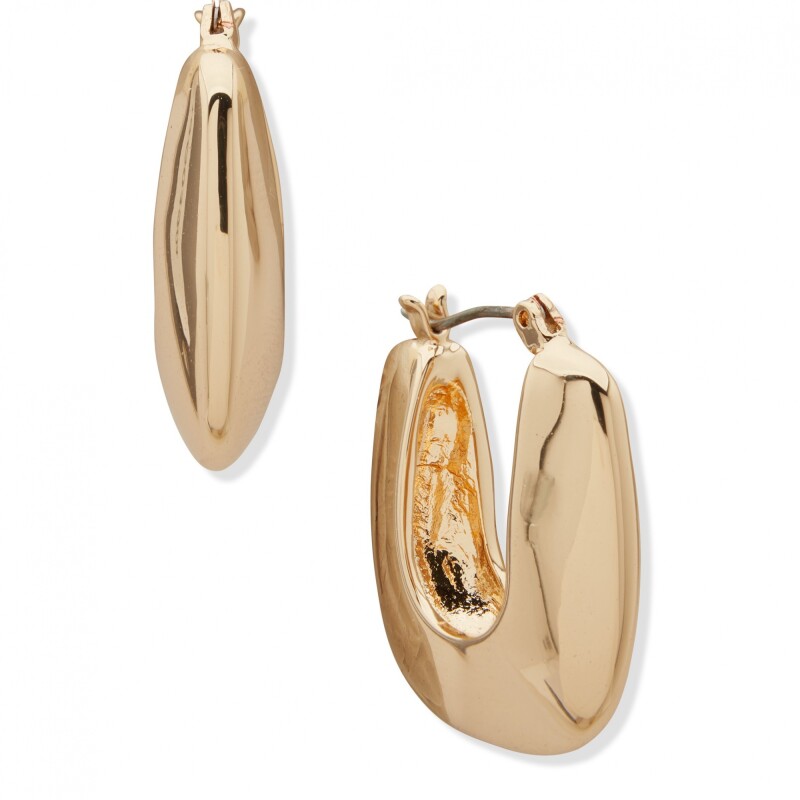 Pe 25Mm Chunky U Hoop Gold