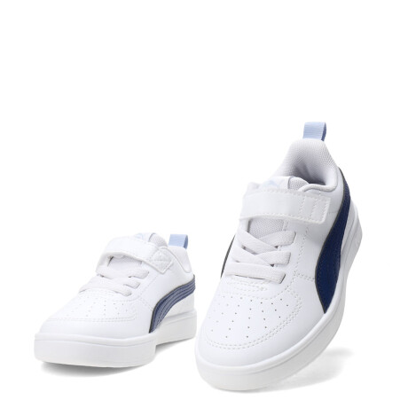 Championes de Niños Puma Rickie Ac Blanco - Azul