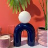 ROY Lámpara De Mesa Portátil Alto: 29cm - Azul