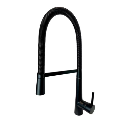 Grifería de cocina Monocomando de mesada Chef Pico móvil Negro Mate Grifería De Cocina Monocomando De Mesada Chef Pico Móvil Negro Mate