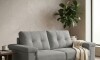 Sillón 3 Cuerpos en tela de Lino - Palazio Gris