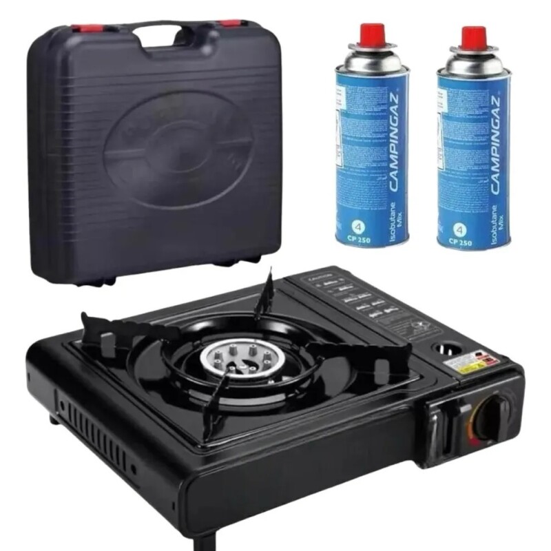 Anafe Portátil Gas Butano + 2 Cartuchos De Gas Butano Anafe Portátil Gas Butano + 2 Cartuchos De Gas Butano