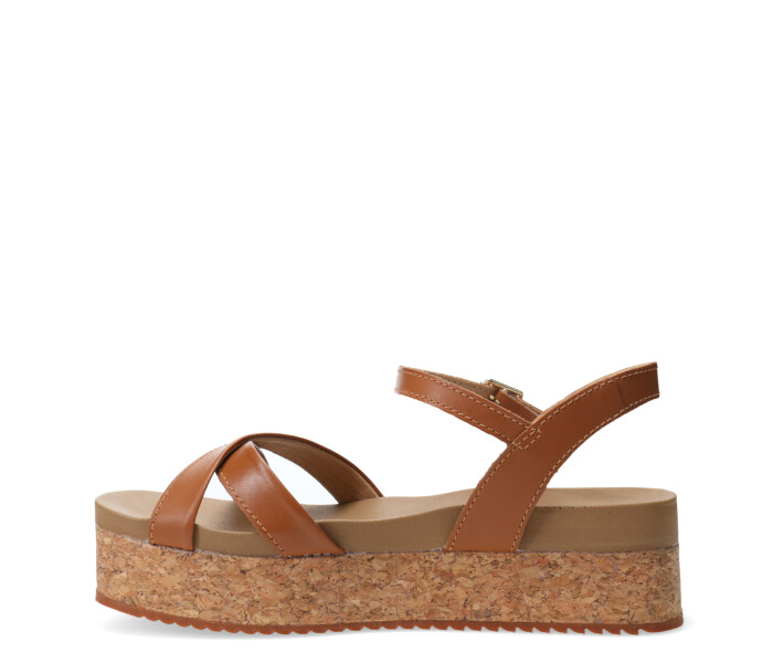 Sandalias de Mujer Bottero con plataforma Marrón Caramelo