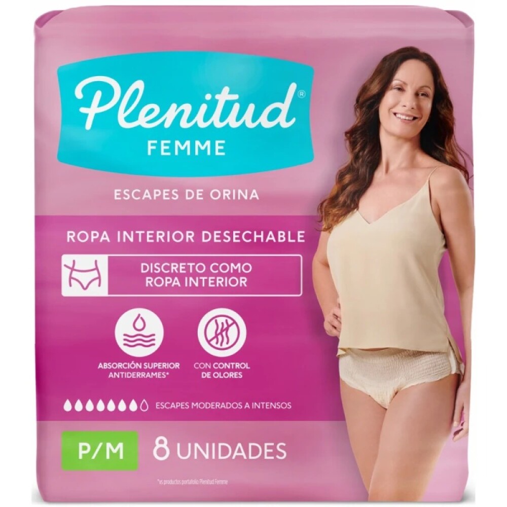 Pants bombachas descartables Plenitud Femme S/M Pants bombachas descartables Plenitud Femme S/M