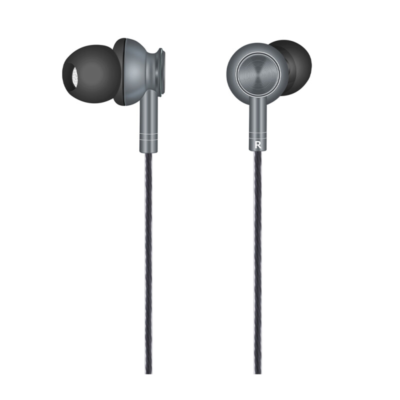 Auriculares Con Cable AIWA In Ear Micrófono Incorporado Conector 3.5mm para Música y Llamadas Gris | AW-F1G