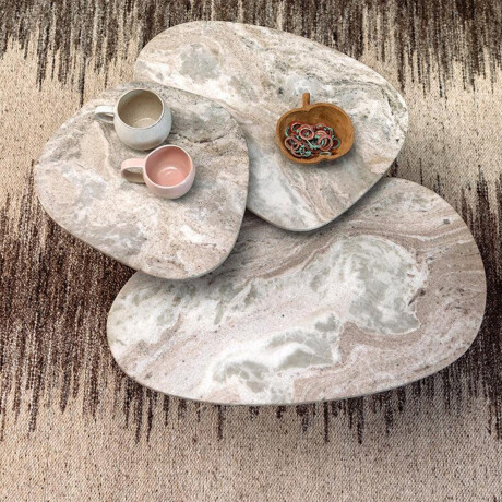 MESA AUXILIAR SUKI BLANCO - SET x 3