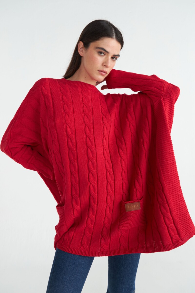 Sweater Oceano Rojo
