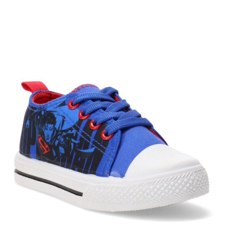 Championes Infantiles Superman SUPERMAN Lona Azul - Negro - Rojo