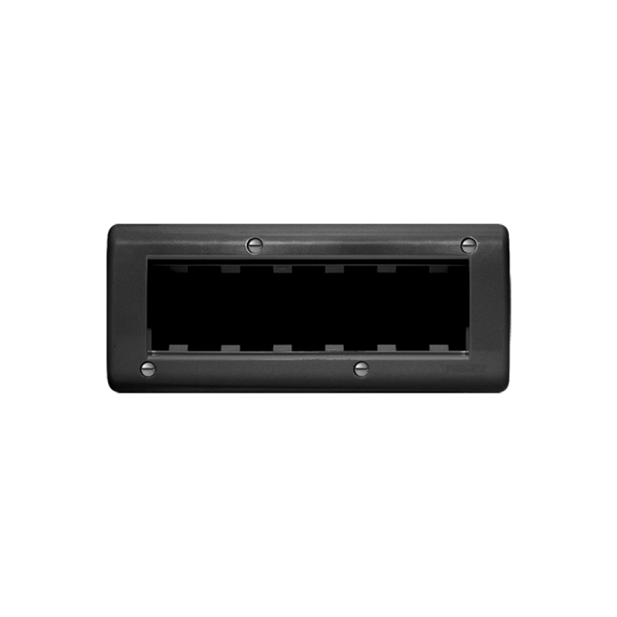 Caja exterior para 6 módulos negro - Ave - ELE10343 