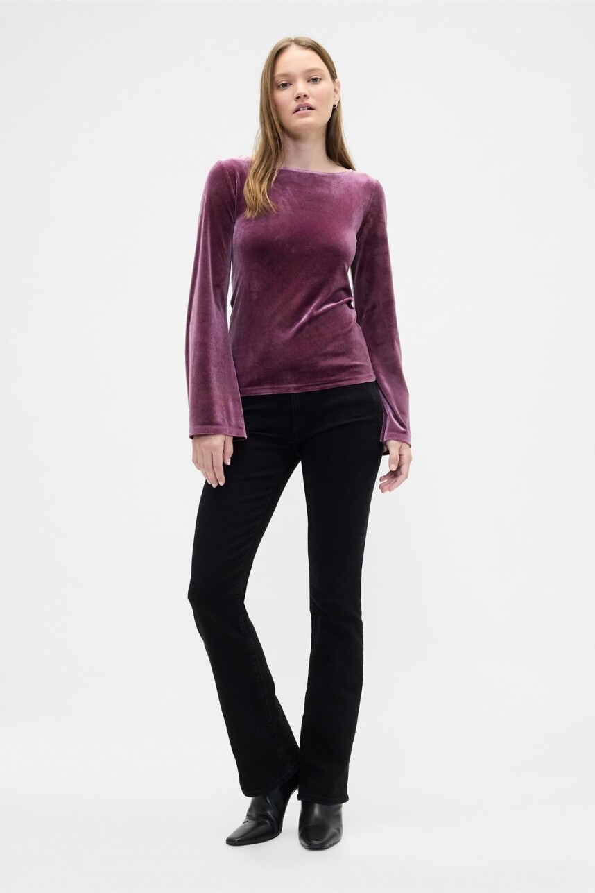 Remera Cuello Bote Mujer Tuscan Red