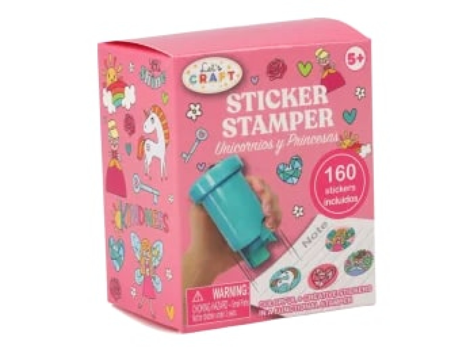 Sello de Stickers - Unicornios y Princesas 