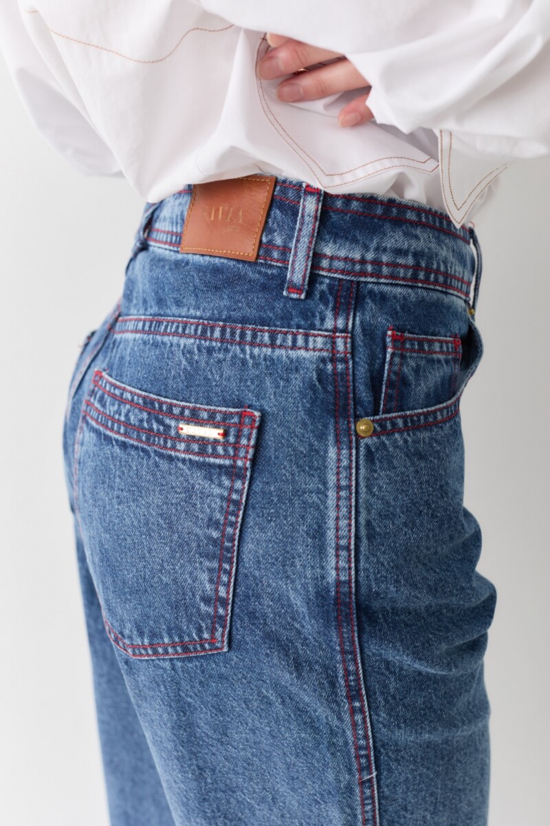 JEAN MOM FORTUNE Azul Claro