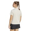 Remera Adidas Train Essentials 3 Rayas Beige