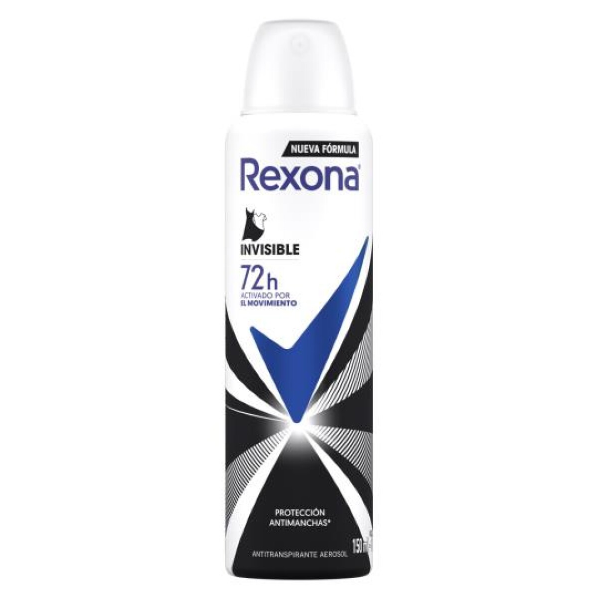 REXONA AEROSOL ANTITRANSPIRANTE INVISIBLE, 150ML 