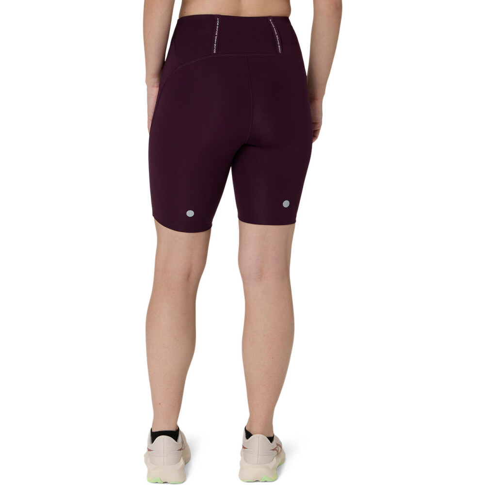 Bikers Running Road High Waist 8In Sprinter Mujer Dark Aubergine