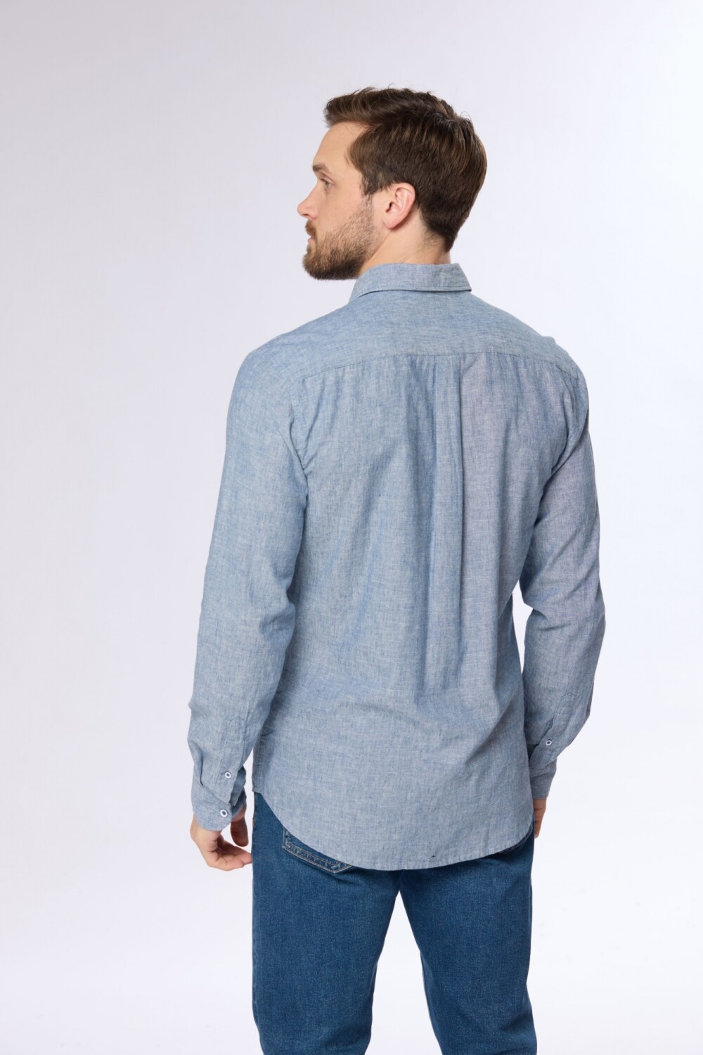 CAMISA DE LINO Denim