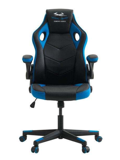 Silla gaming VOJENS polipiel negro/azul Silla gaming VOJENS polipiel negro/azul