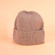 Gorro de lana marrón