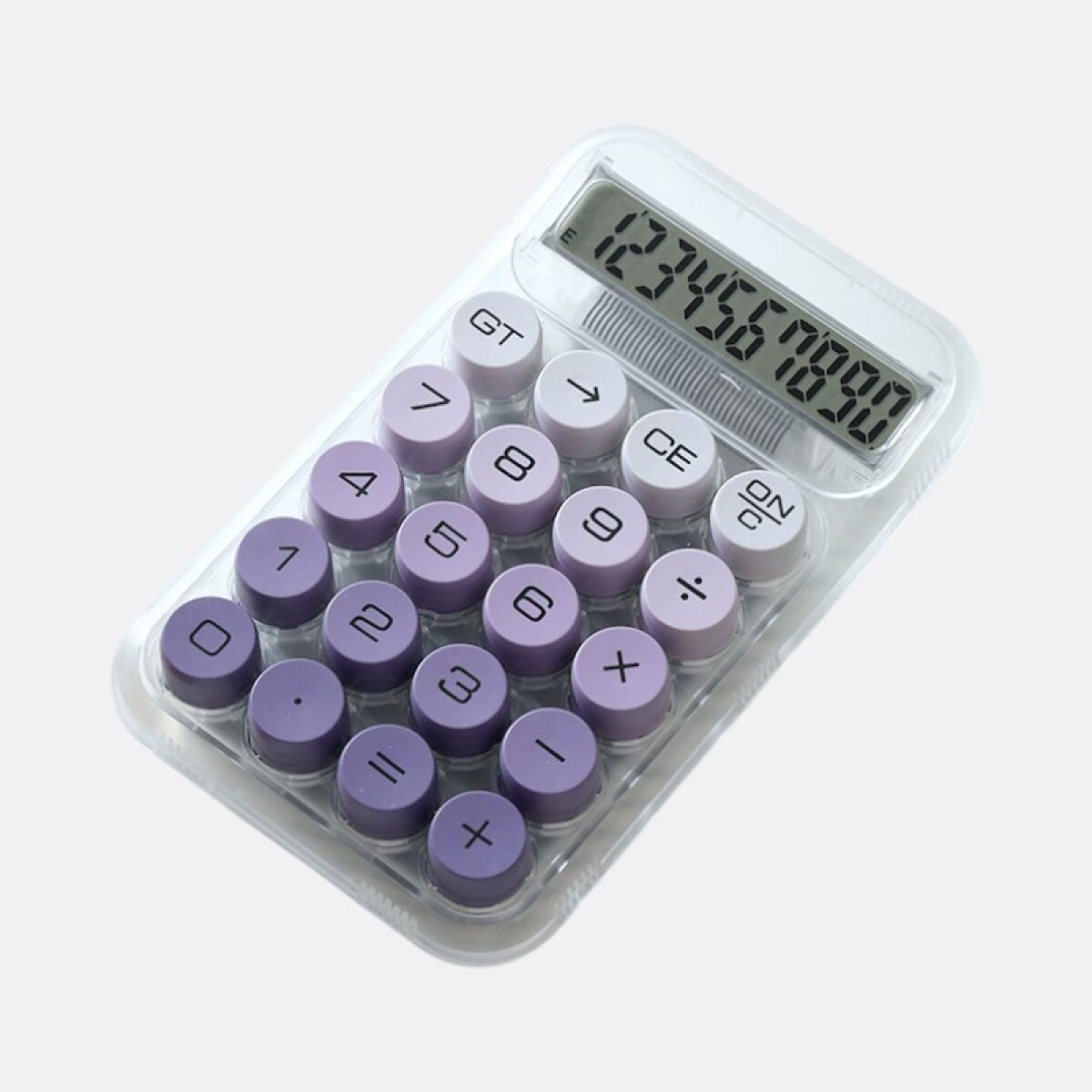 Calculadora Con Botones En Degradé - Lila 