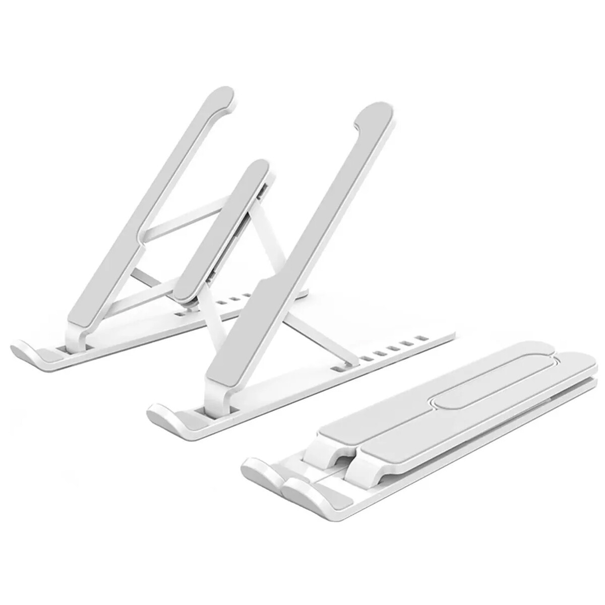 Soporte plegable notebook aluminio - Blanca 