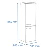 Refrigerador Heladera Retro James Rj 373 Rn Combi Color Negro Refrigerador Heladera Retro James Rj 373 Rn Combi Color Negro