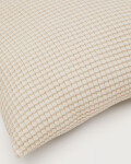 Set Senara de 2 almohadones de algodón beige 45 x 45 cm Set Senara de 2 almohadones de algodón beige 45 x 45 cm