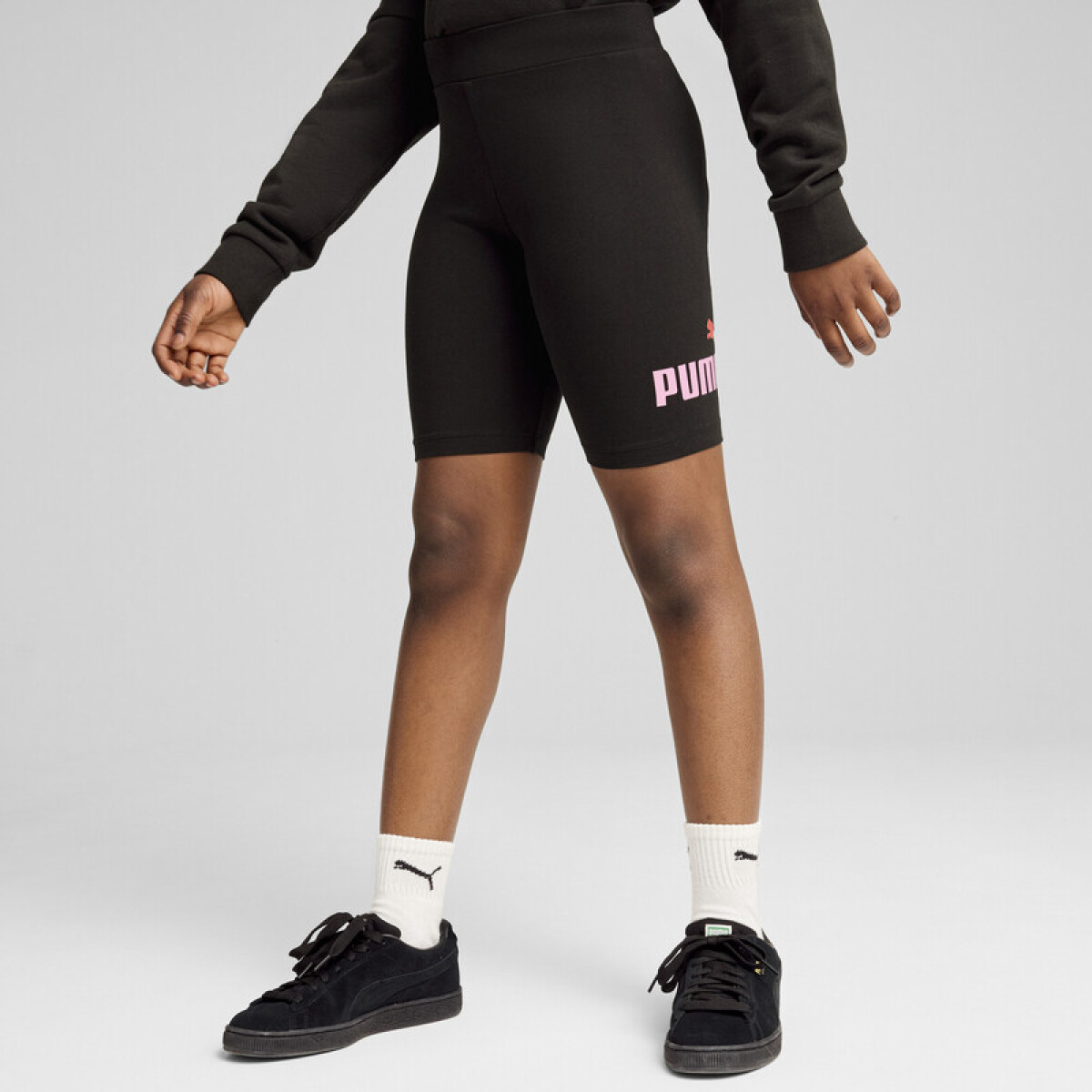 ESS Logo Short Tights G 84745756 - Neg/rosa 